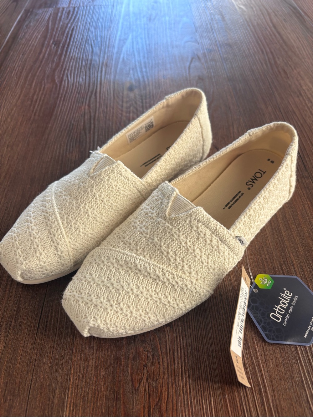 Toms Men's Slip-On Loafers in Cream
